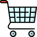 commerce and shopping,shopping cart,shop,shopping,commerce,store,cart,marker,market,trolley